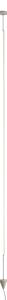 Mantra 7351 Vertical, stmívatelná bílá závěsná lampa, LED 36W 2160lm 3000K, výška 215-350cm