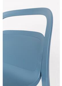 White Label Living Jídelní židle REX ZUIVER,plast modrý 1100310