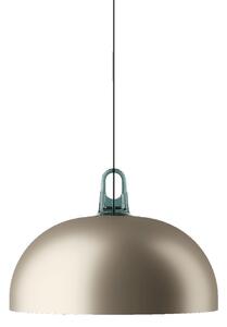 Lodes 169058 Jim dome, champagne kupolovité svítidlo s tyrkysová hákem, 1x25W LED E27, prům. 50cm