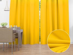 Biante Dekorační závěs Rongo RG-029 Sytě žlutý 140x140 cm