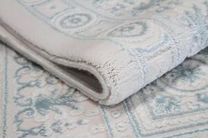Luxusní kusový koberec akryl Daron modrý 100x300cm
