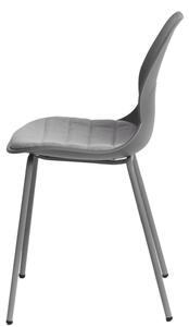Židle LAYER polstrování č.4 šedá, kov, barva: šedá