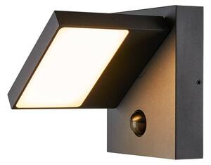 SLV 1002990 Abridor, venkovní nástěnné antracitové svítidlo se senzorem LED 14W, IP54, 3000/4000K