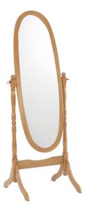 Dřevěné stojanové zrcadlo, dub