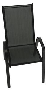 Tempo Kondela Zahradní židle Aldera, šedá/černá