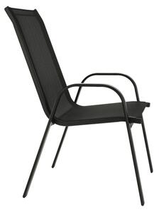 Tempo Kondela Zahradní židle Aldera, šedá/černá