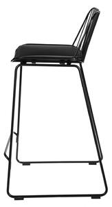 Židle barová Dill Low černá