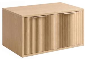 Rea Core skříňka 80x47x40 cm pod umyvadlo závěsná béžová REA-M0407