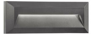 NOVA LUCE venkovní nástěnné svítidlo PULSAR tmavě šedý ABS LED 2W 3000K 220-220V 32st. IP54 811502