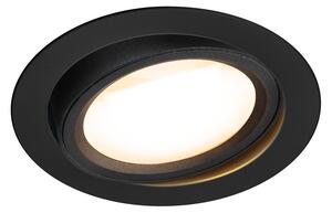 SLV 1004668 Oculus, černá výklopná bodovka, LED 10,5W 2000-3000K, průměr 12cm