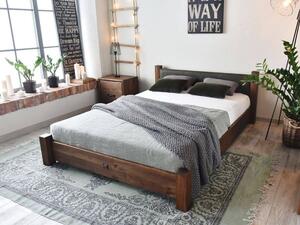 Seart Borovicová postel Ziemowit 180 x 200 cm
