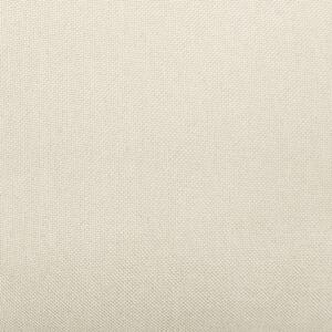 Zvedací masážní polohovací křeslo krémové textil