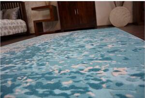 Luxusní kusový koberec akryl Charles modrý 80x150cm
