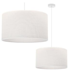 Závěsné svítidlo Juta, 1x bílé jutové stínítko, (fi 40cm), w