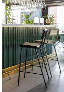 Zuiver Barová židle JORT ZUIVER 106 cm, zelená ratanová 1500107