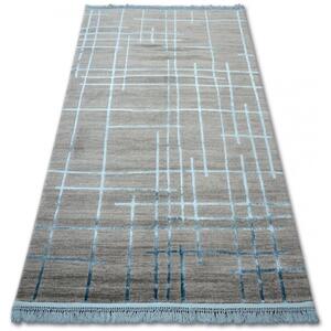 Luxusní kusový koberec akryl Strap šedý 80x150cm