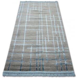 Luxusní kusový koberec akryl Strap šedý 80x150cm