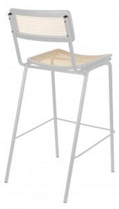 Zuiver Barová židle JORT ZUIVER 106 cm, šedá ratanová 1500106