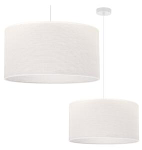 Závěsné svítidlo Juta, 1x bílé jutové stínítko, (fi 45cm), w