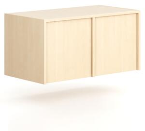 Nástavba pro skříně FRAME, 2x dveře, 872 x 450 x 427 mm, PUSH-lock, bříza
