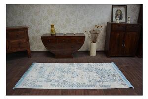 Luxusní kusový koberec akryl Frenk modrý 100x300cm