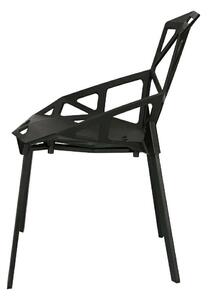 Židle Gap PP černá , kov, barva: černá