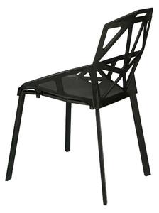 Židle Gap PP černá , kov, barva: černá