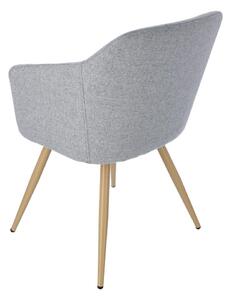 Židle Molto šedá, dřevo, barva: šedá