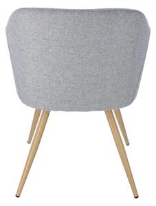 Židle Molto šedá, dřevo, barva: šedá