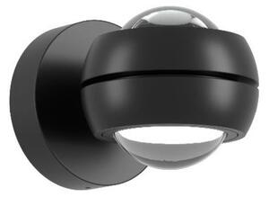 Lodes 16552 2030 Nautilus mini, černé svítidlo se 2 reflektory, 2x6W LED 3000K stmívatelné, prům. 8,5cm
