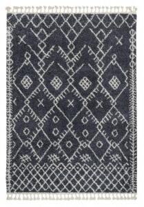 Kusový koberec Shaggy Akira šedý 140x190cm