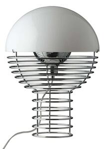 Verpan - Wire Stolní Lampa Ø30 Chrome/WhiteVerpan - Lampemesteren