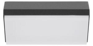 NOVA LUCE venkovní nástěnné svítidlo ZENON antracitový hliník a matný akryl LED 10W 3000K 220-240V 114st. IP65 9492610