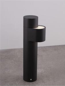 NOVA LUCE venkovní sloupkové svítidlo ADURO černý hliník a akryl LED 7.6W 3000K 200-240V 78st. IP54 9002871