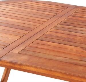 Skládací zahradní stůl Faunce - masivní akáciové dřevo | 160x85x75 cm