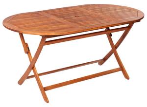 Skládací zahradní stůl Faunce - masivní akáciové dřevo | 160x85x75 cm