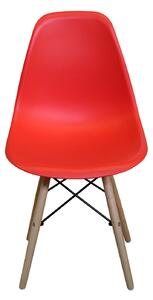Jídelní židle UNO červená, kov, barva: červená