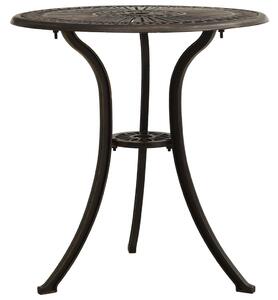 Zahradní stůl Carty - litý hliník - 62x62x65 cm | bronzový