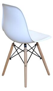 Jídelní židle UNO bílá, buk, barva: bílá