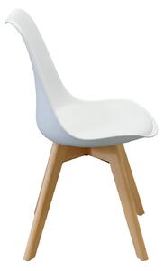Jídelní židle QUATRO bílá, buk, barva: bílá