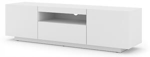 TV stolek AURA 150 stojící závěsný bílý mat