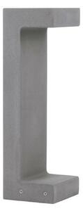 NOVA LUCE venkovní sloupkové svítidlo ARAN šedý beton skleněný difuzor LED 8W 3000K 120-230V IP65 9540213