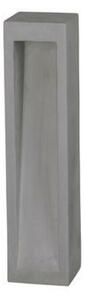 NOVA LUCE venkovní sloupkové svítidlo BARCO šedý beton skleněný difuzor LED 6W 3000K 120-230V IP65 9540208