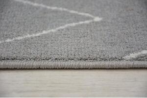 Luxusní kusový koberec Korina šedý 200x290cm