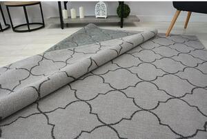 Luxusní kusový koberec Treli šedý 200x290cm