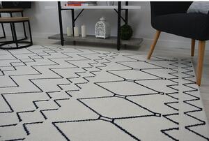 Luxusní kusový koberec Korina smetanověbílý 160x230cm