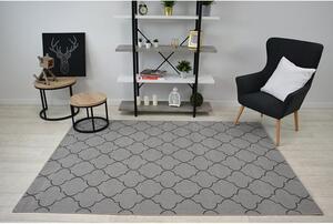 Luxusní kusový koberec Treli šedý 200x290cm