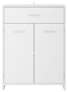 Koupelnová skříňka Skei - dřevotříska - 60 x 33 x 80 cm | bílá