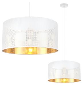 Závěsné svítidlo Asti0, 1x bílé PVC stínítko, (fi 40cm), g, w