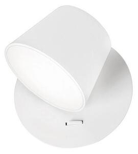 Nova Luce Bodové nastavitelné LED svítidlo AMADEO, vypínač na těle, 3000K Barva: Bílá